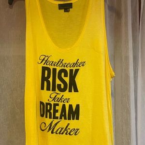 Yellow tank top